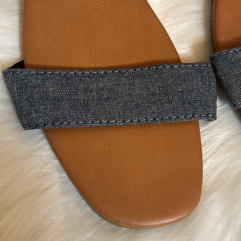 Gap Denim Crochet Open Toe Sandals - Picture 2 of 12